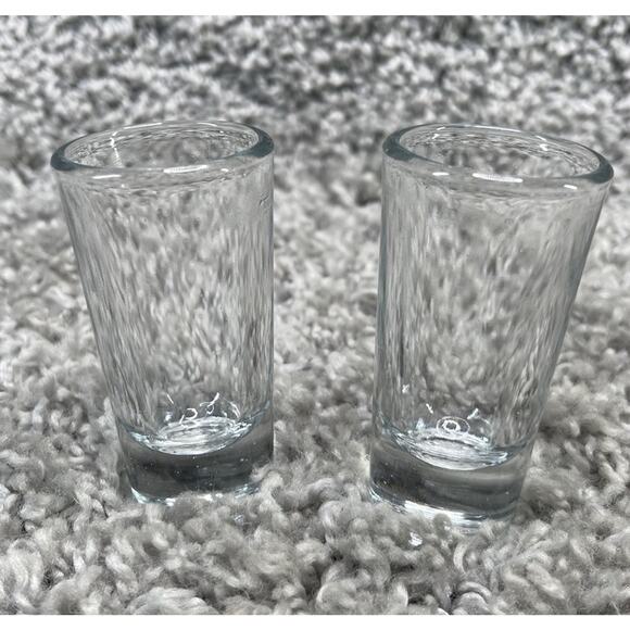 Clear Shot Glasses Home Kitchen Size 3 In X 1 In Set of 2 Bundle - Picture 1 of 8